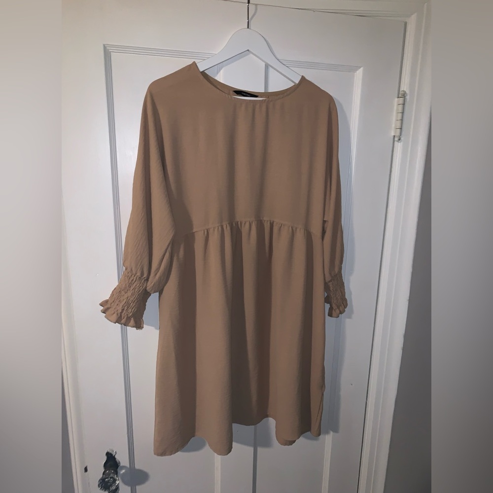 Brown fall dress